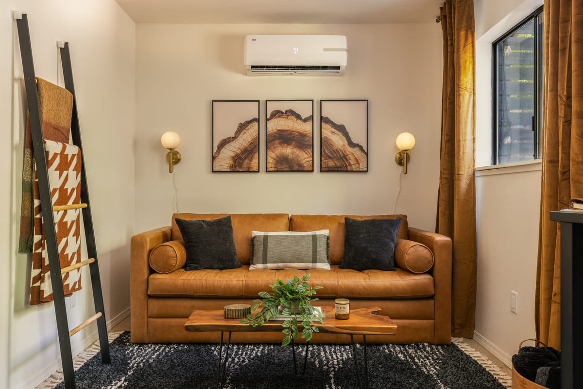 The living room