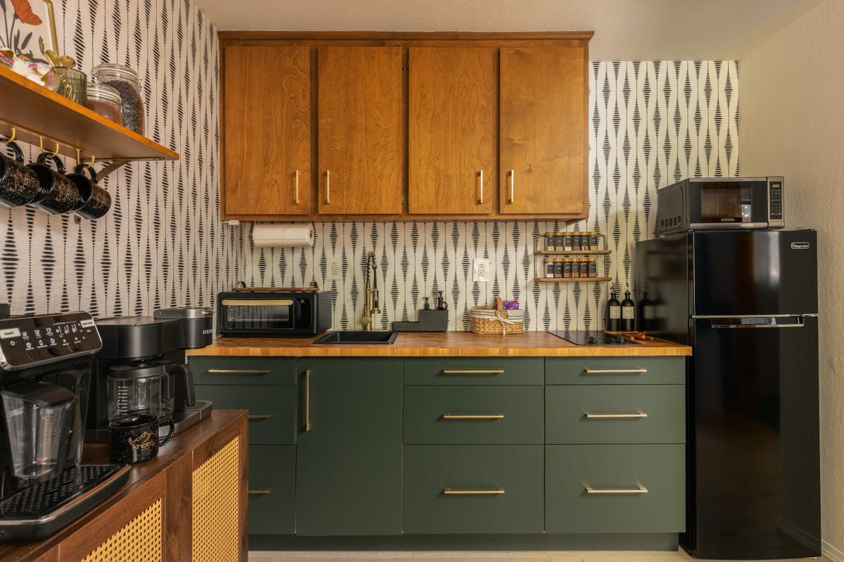 The green kitchen