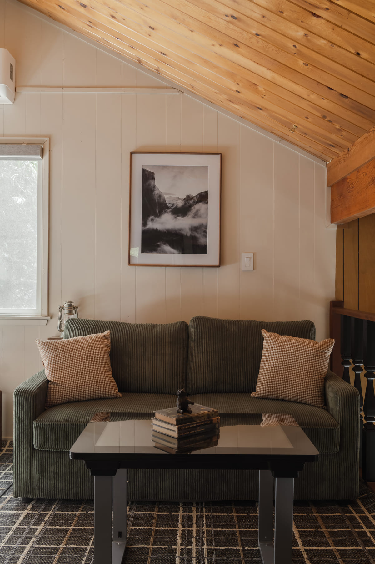 The loft sitting area upstairs
